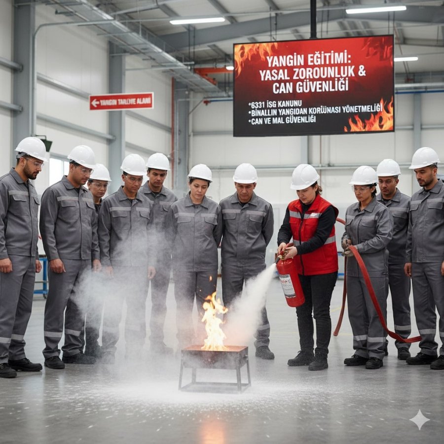 İş Sağlığı ve Güvenliği Kanunu'na Göre Yangın Eğitimi
