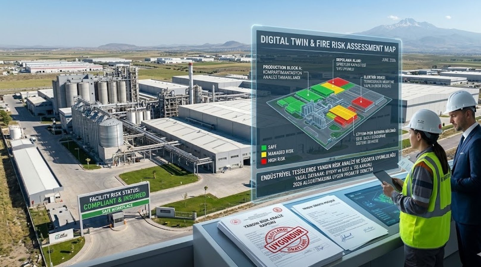 Endüstriyel Tesislerde Yangın Sigortası Öncesi Yangın Risk Analizi Zorunluluğu